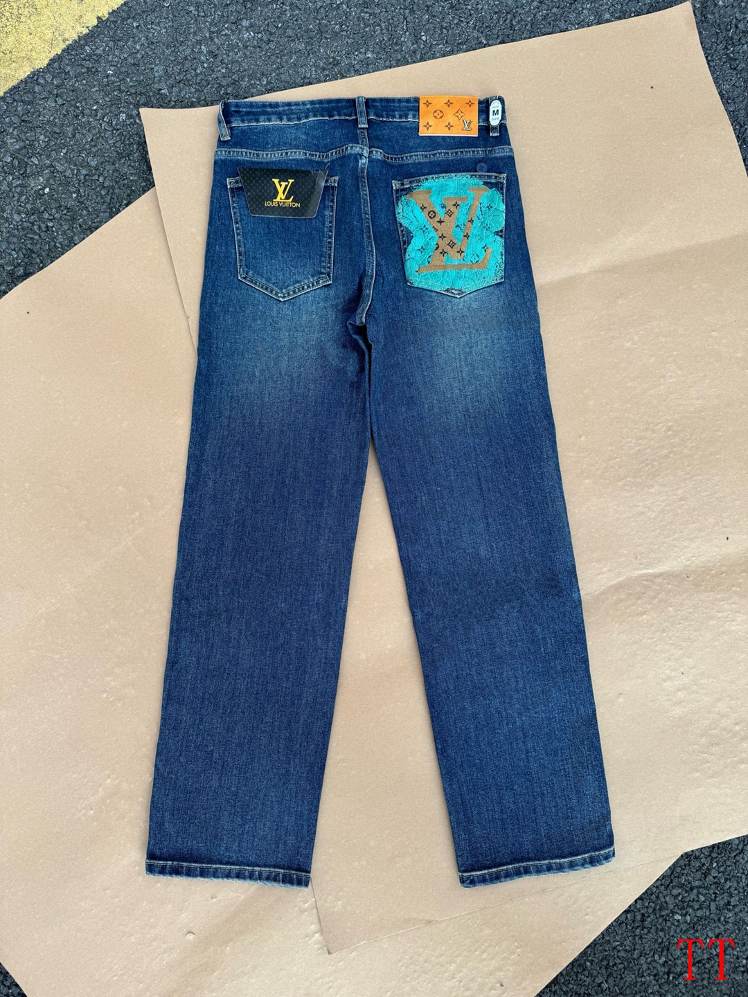 Cheap Louis Vuitton Jeans for Men in 234715, $65 USD- [IB234715] - Replica Louis Vuitton Jeans for Men