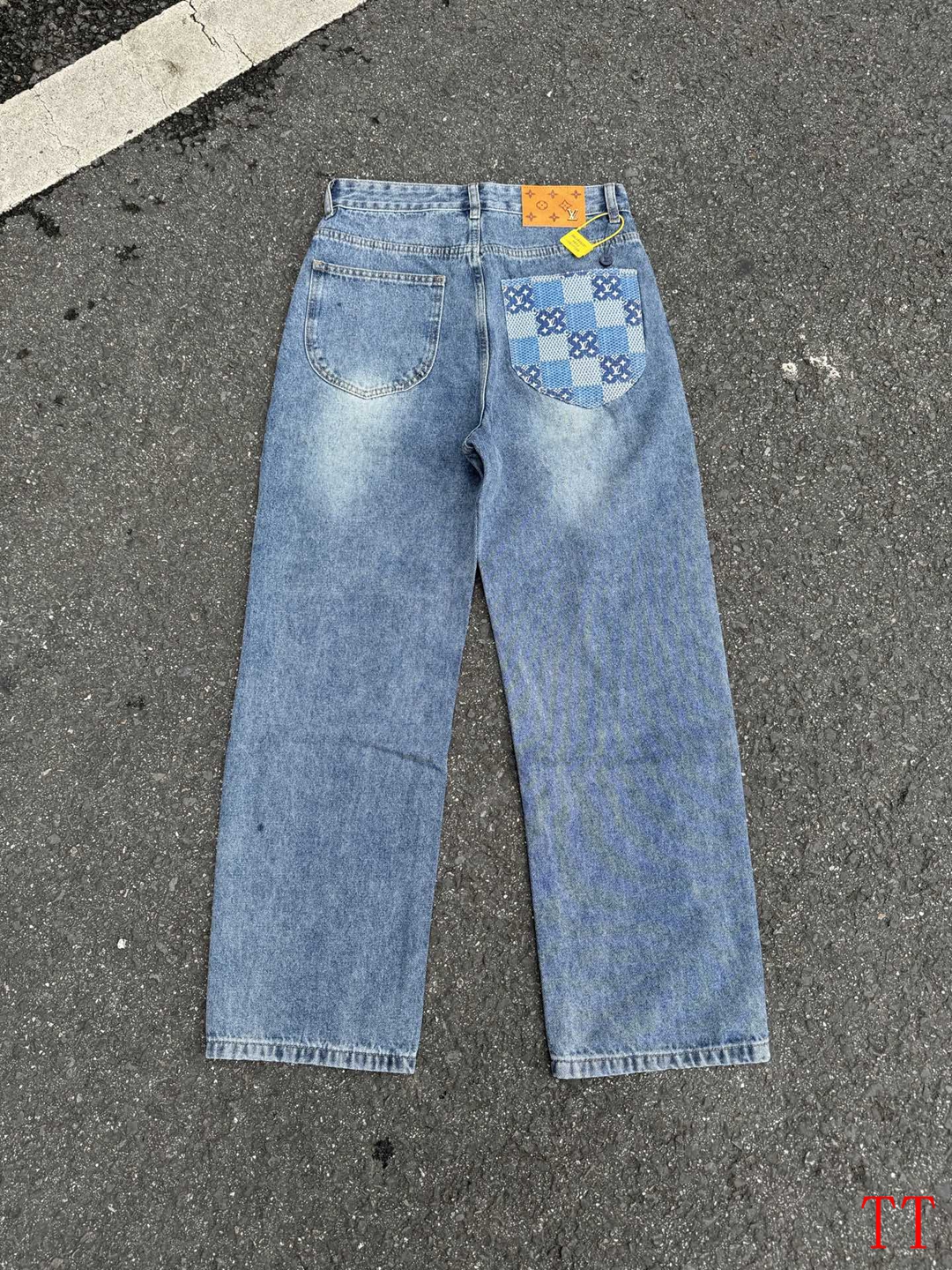 Cheap Louis Vuitton Jeans for Men in 234719, $65 USD- [IB234719] - Replica Louis Vuitton Jeans for Men