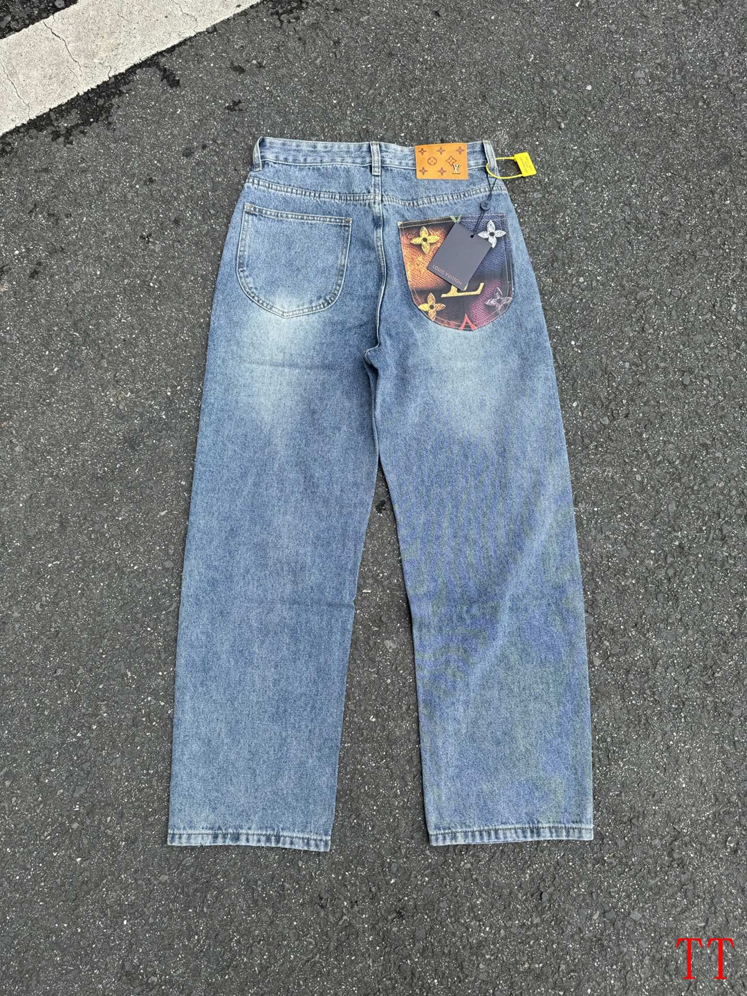 Cheap Louis Vuitton Jeans for Men in 234721, $65 USD- [IB234721] - Replica Louis Vuitton Jeans for Men