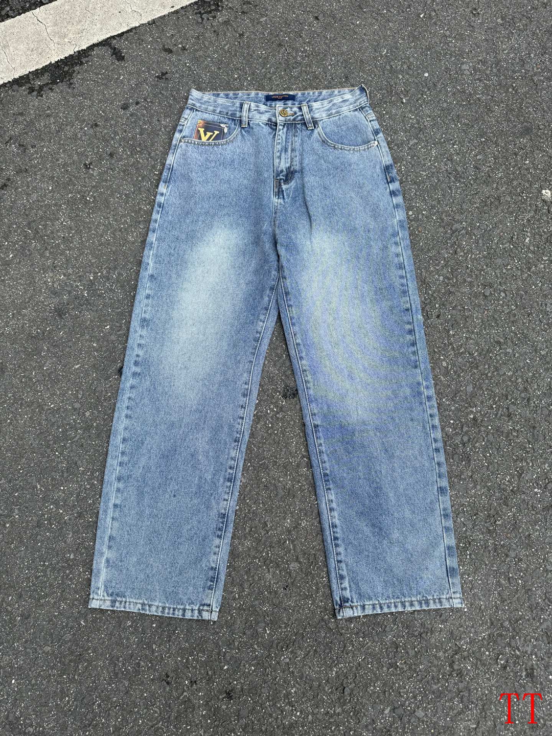 Cheap Louis Vuitton Jeans for Men in 234721, $65 USD- [IB234721] - Replica Louis Vuitton Jeans for Men