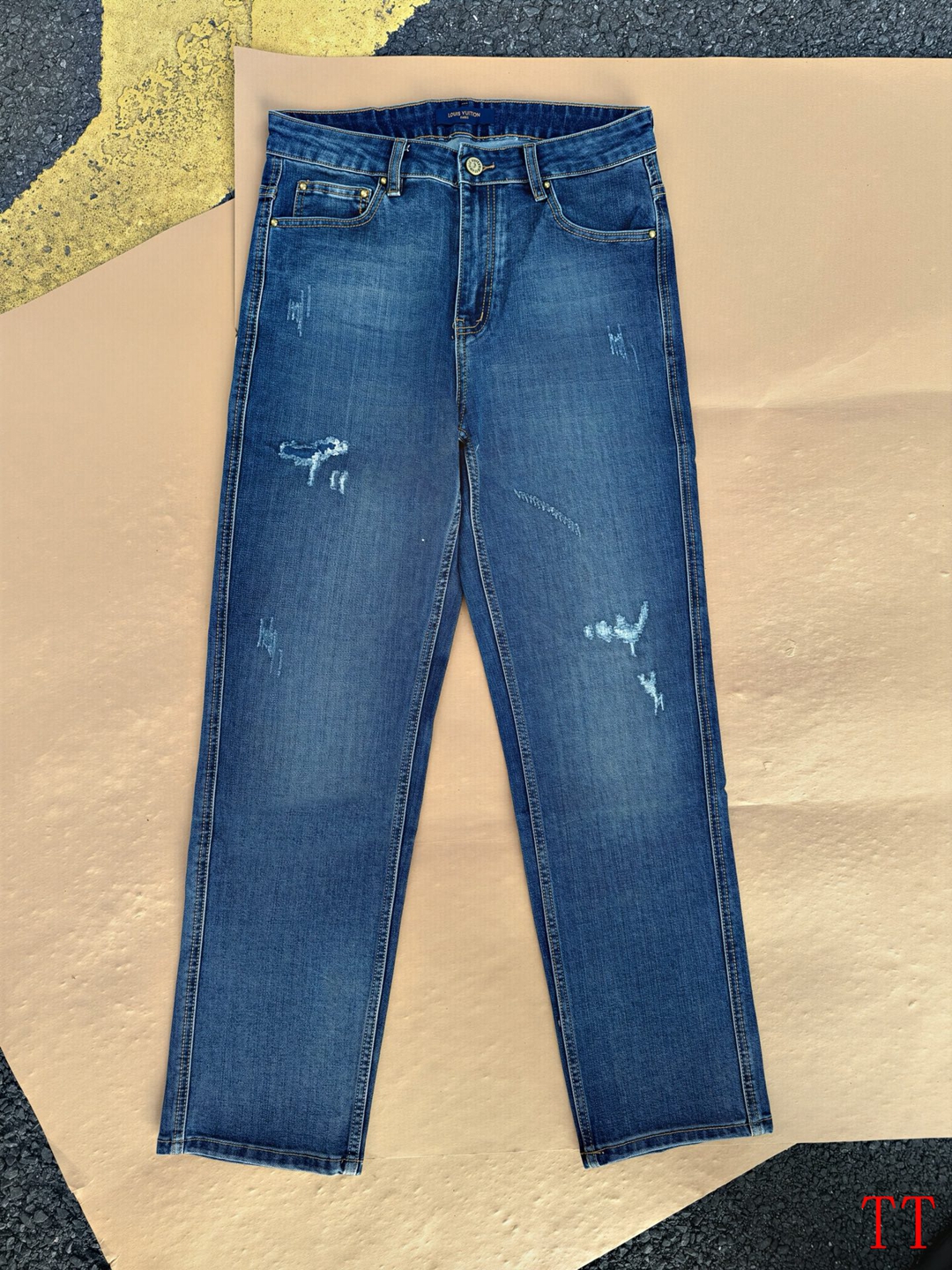Cheap Louis Vuitton Jeans for Men in 234722, $65 USD- [IB234722] - Replica Louis Vuitton Jeans for Men