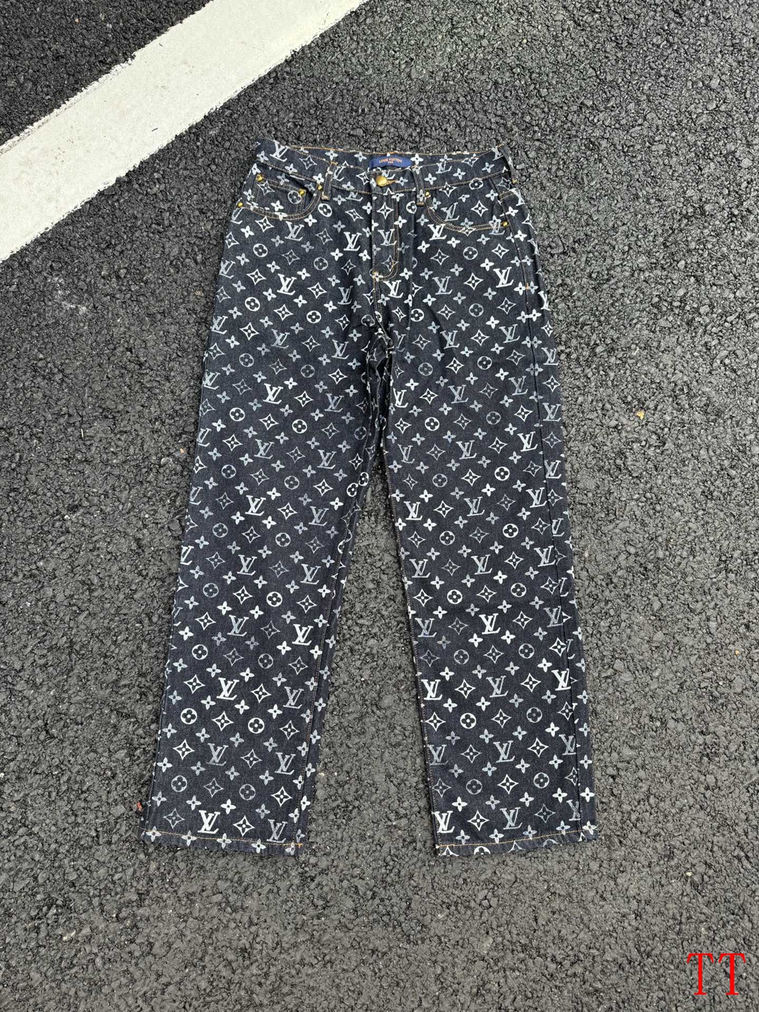 Cheap Louis Vuitton Jeans for Men in 234726, $65 USD- [IB234726] - Replica Louis Vuitton Jeans for Men