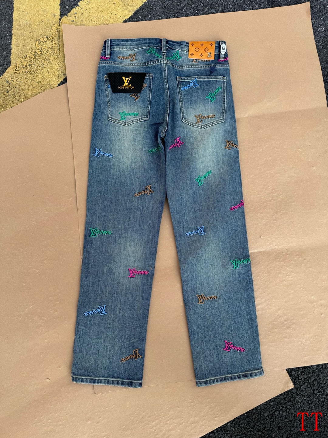 Cheap Louis Vuitton Jeans for Men in 234728, $65 USD- [IB234728] - Replica Louis Vuitton Jeans for Men