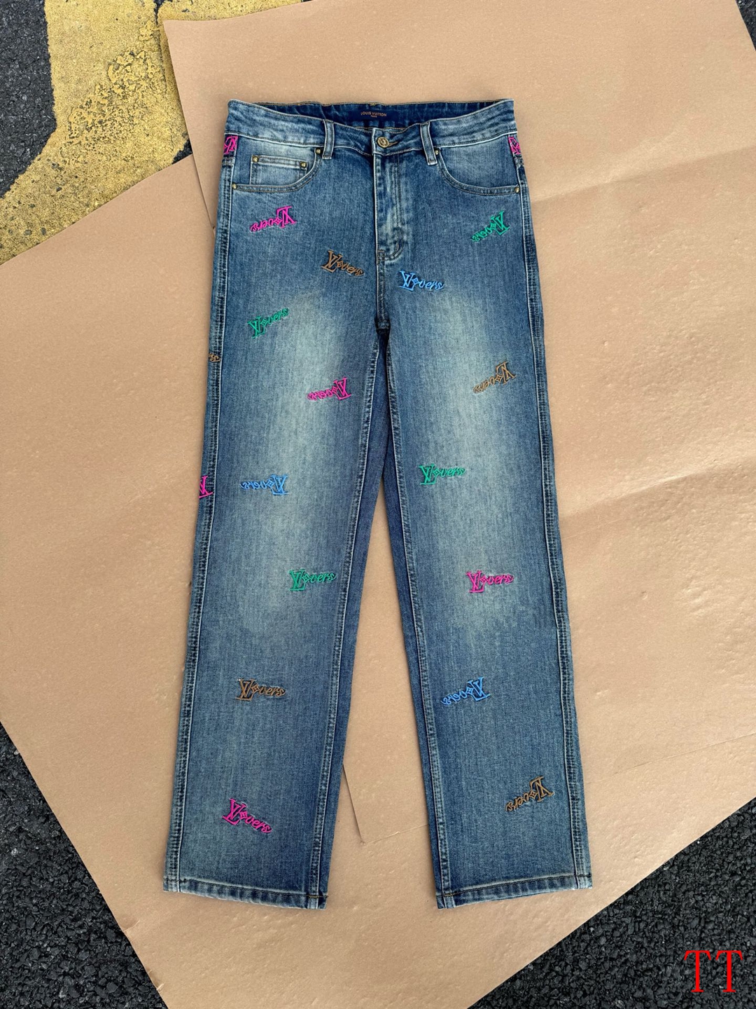 Cheap Louis Vuitton Jeans for Men in 234728, $65 USD- [IB234728] - Replica Louis Vuitton Jeans for Men