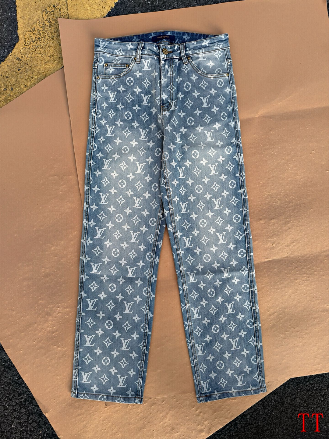 Cheap Louis Vuitton Jeans for Men in 234729, $65 USD- [IB234729] - Replica Louis Vuitton Jeans for Men