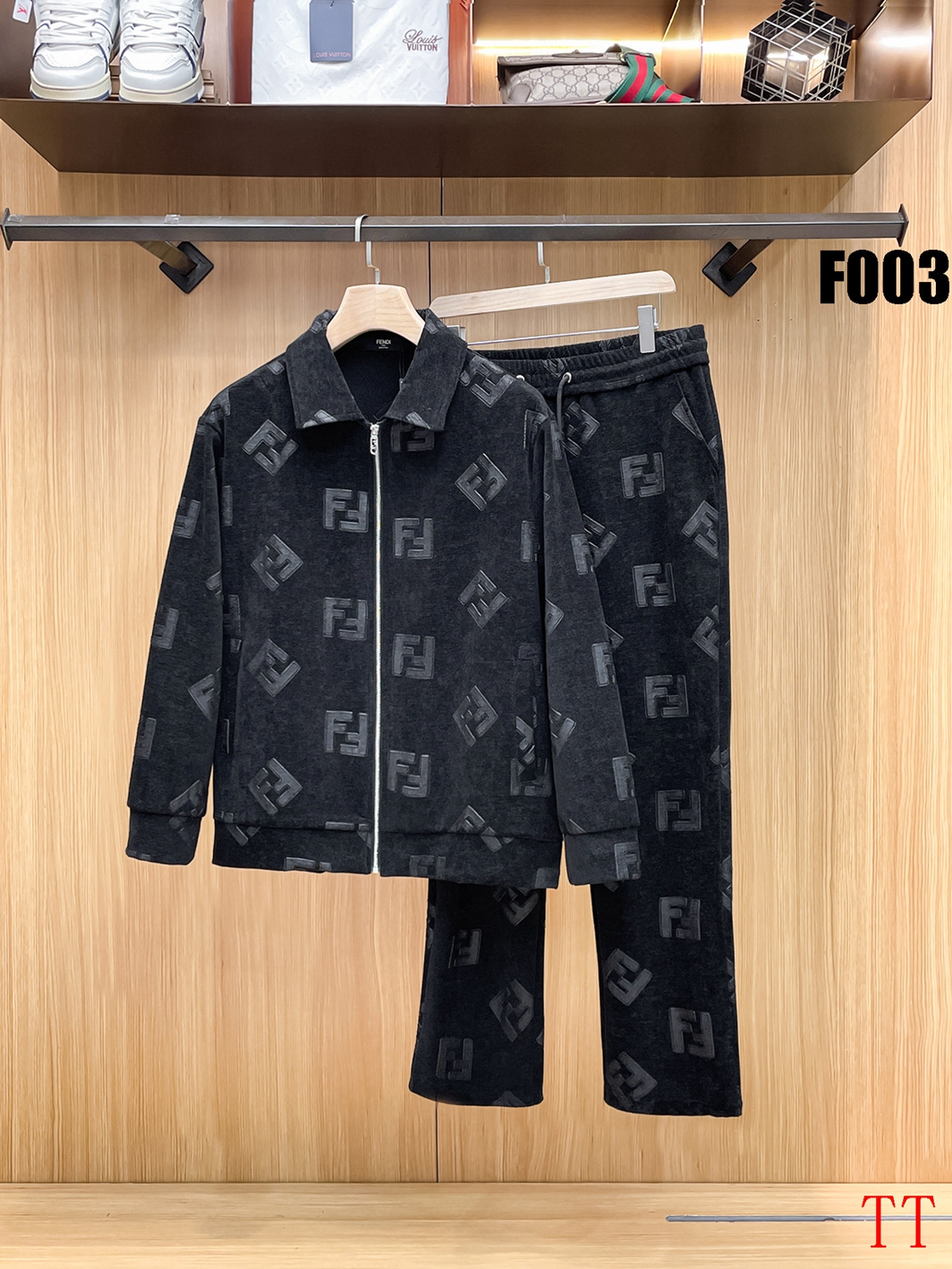 Cheap Fendi Tracksuits for Men in 234743, $105 USD- [IB234743] - Replica Fendi Tracksuits for Men