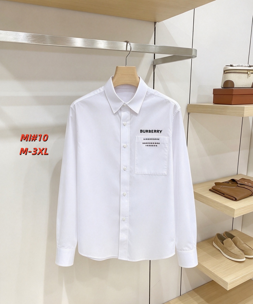 Cheap Burberry Long-Sleeved Polo Shirts for Men in 235046, $40 USD- [IB235046] - Replica Burberry Long-Sleeved Polo Shirts for Men