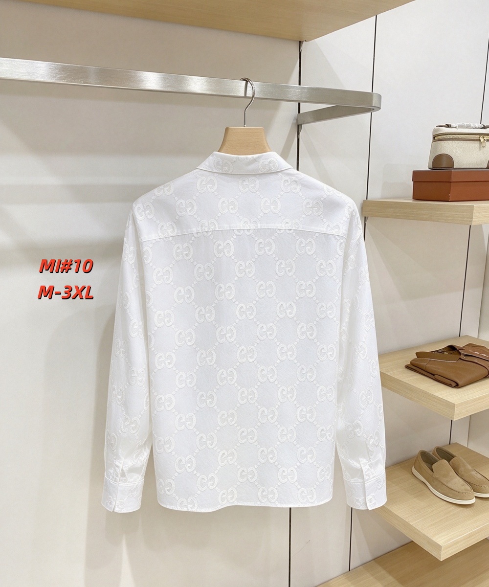 Cheap Gucci Long-Sleeved Shirts for Men in 235060, $40 USD- [IB235060] - Replica Gucci Long-Sleeved Shirts for Men