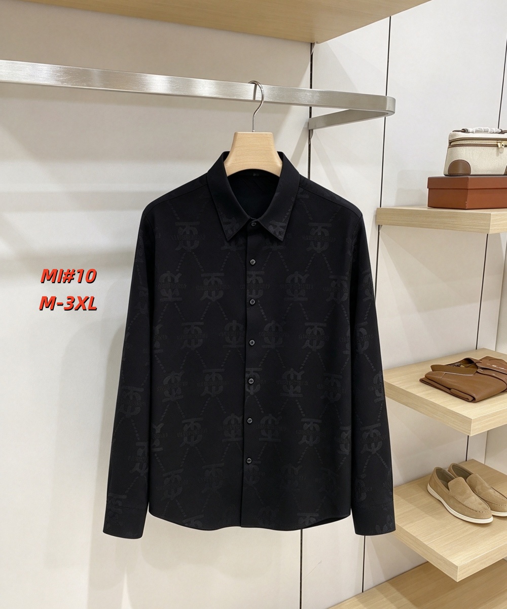 Cheap Burberry Long-Sleeved Polo Shirts for Men in 235061, $40 USD- [IB235061] - Replica Burberry Long-Sleeved Polo Shirts for Men