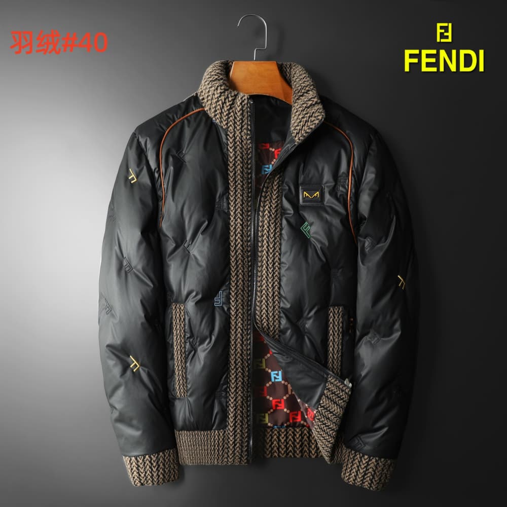 Cheap Fendi Down Coats For Men in 235226, $135 USD- [IB235226] - Replica Fendi Down Coats For Men