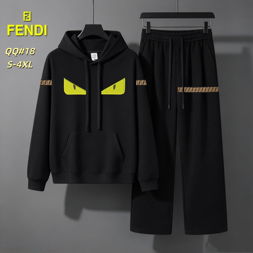 Cheap Fendi Tracksuits for Men in 235385, $70 USD- [IB235385] - Replica Fendi Tracksuits for Men