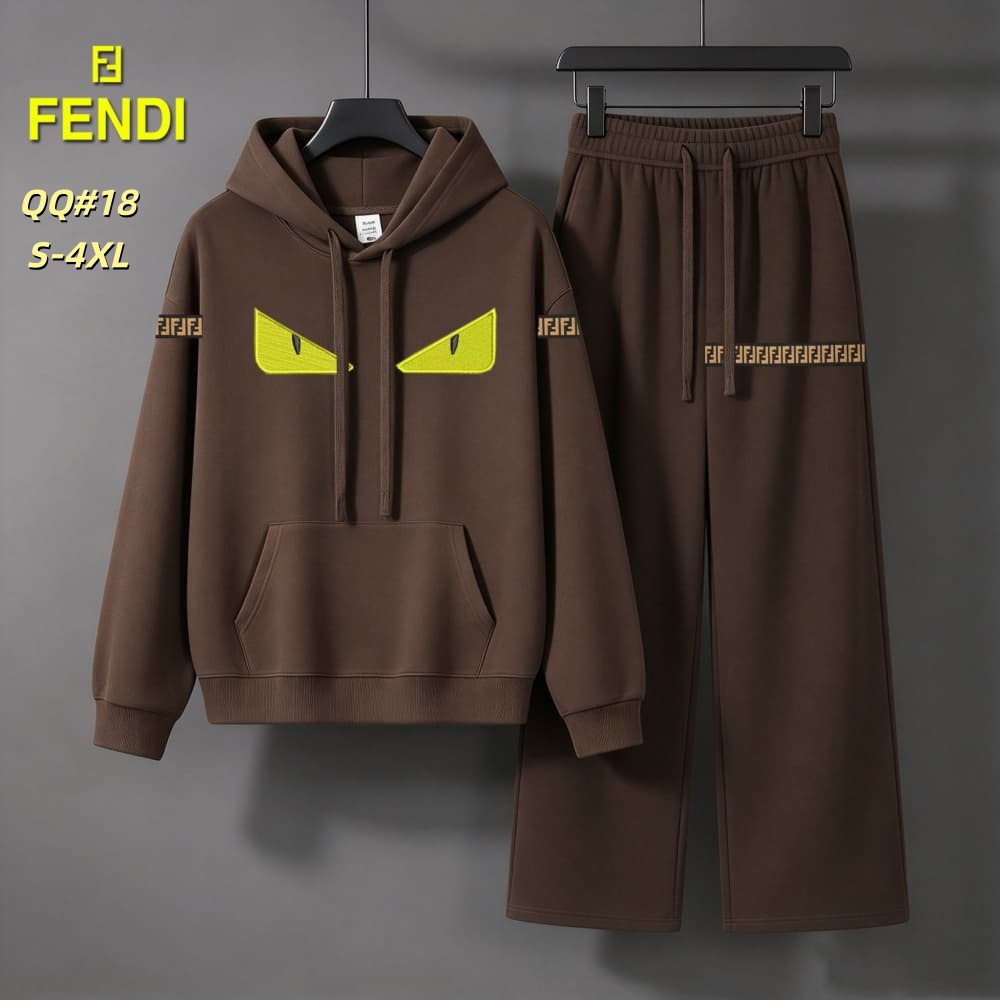 Cheap Fendi Tracksuits for Men in 235389, $70 USD- [IB235389] - Replica Fendi Tracksuits for Men