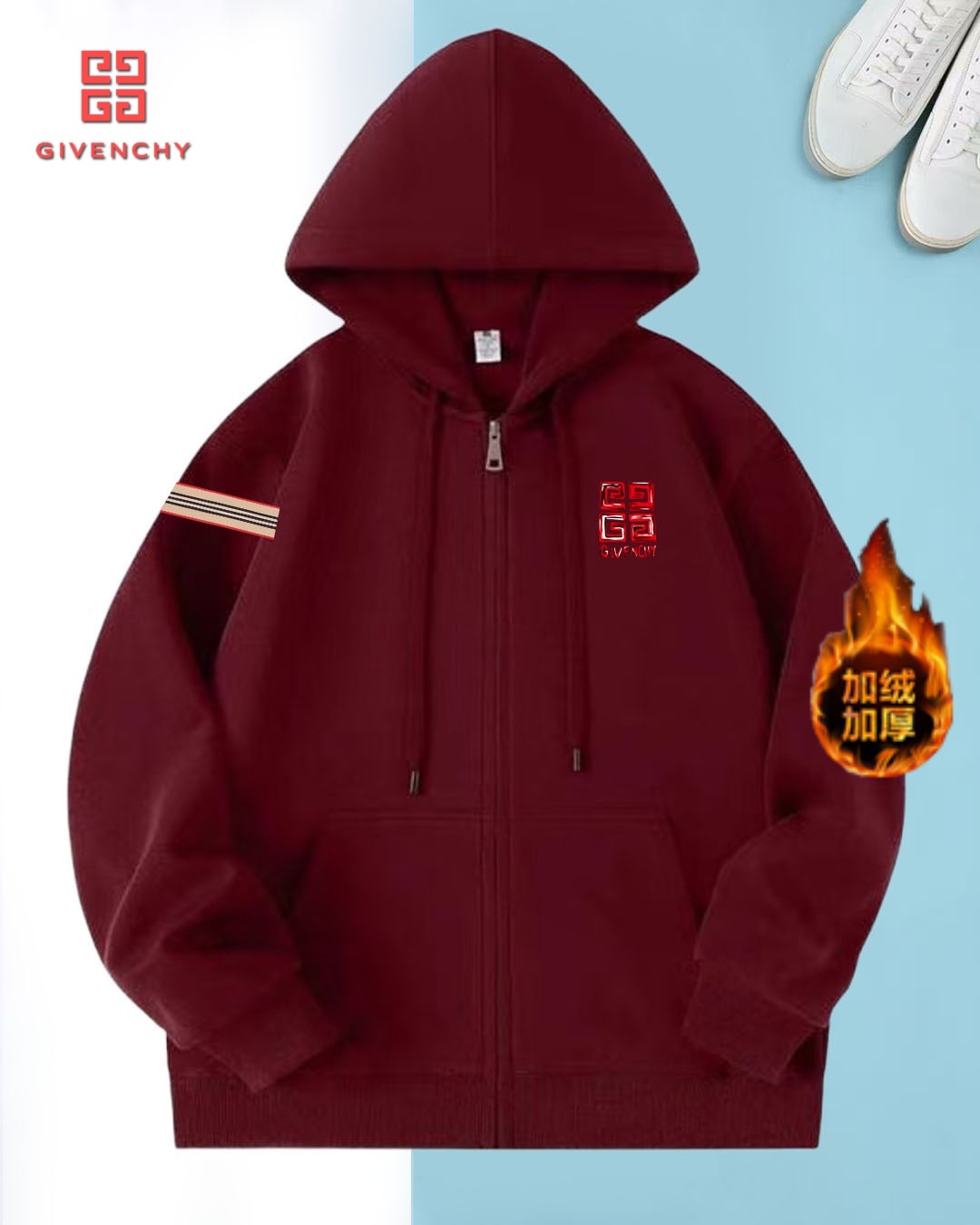Cheap Givenchy Hoodies for Men in 235439, $45 USD- [IB235439] - Replica Givenchy Hoodies for Men