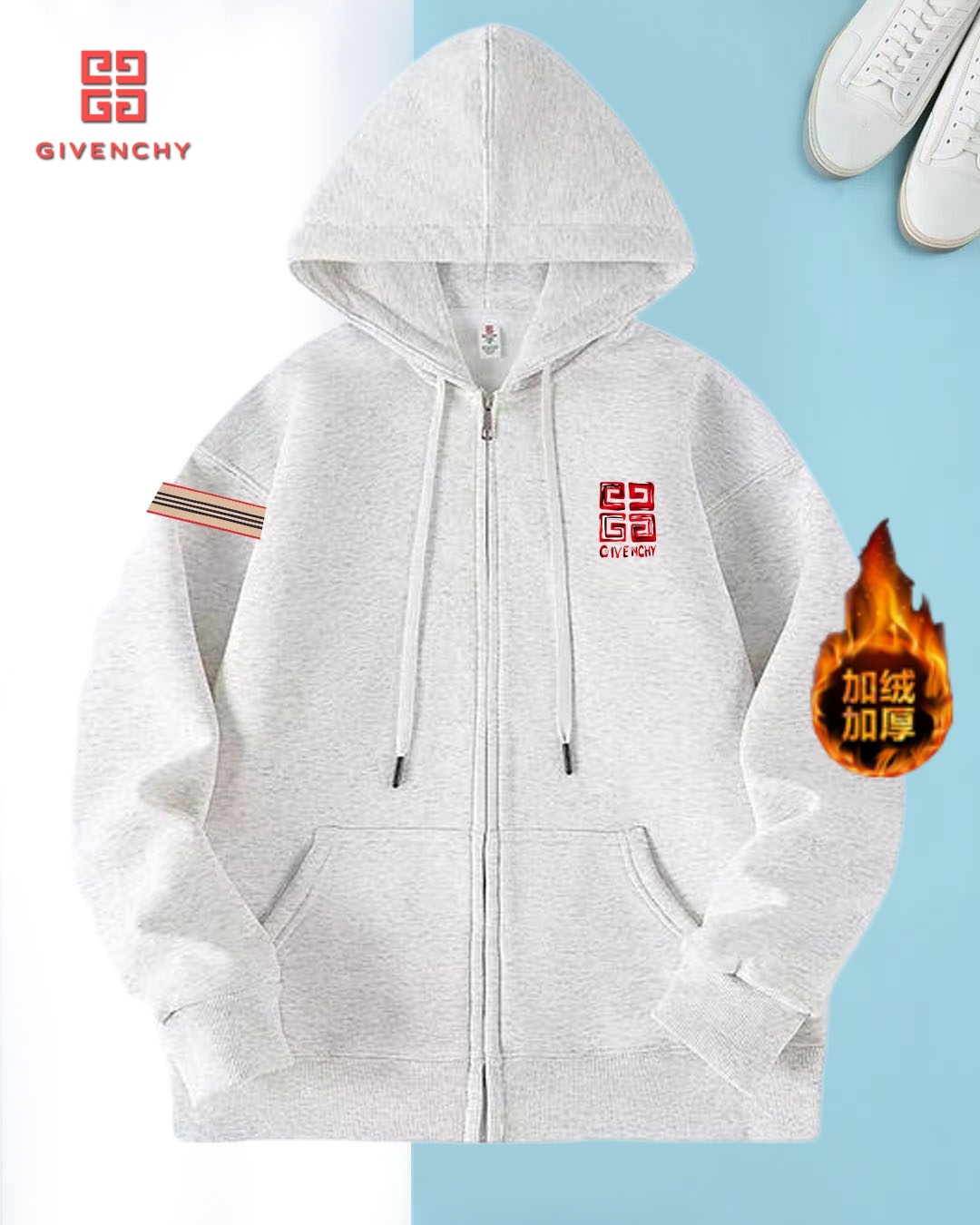 Cheap Givenchy Hoodies for Men in 235440, $45 USD- [IB235440] - Replica Givenchy Hoodies for Men