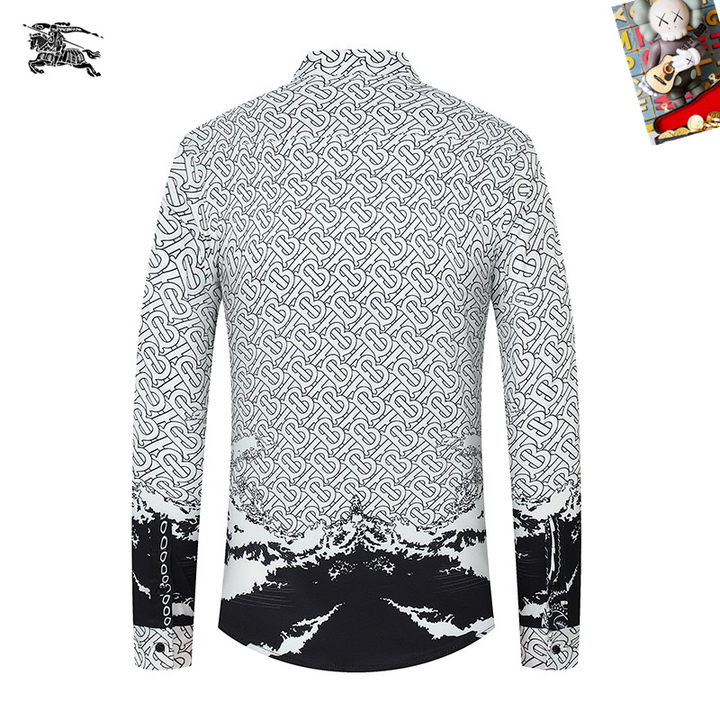 Cheap Burberry Long-Sleeved Polo Shirts for Men in 235507, $45 USD- [IB235507] - Replica Burberry Long-Sleeved Polo Shirts for Men