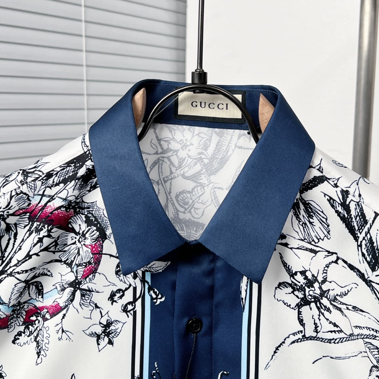 Cheap Gucci Long-Sleeved Shirts for Men in 235537, $60 USD- [IB235537] - Replica Gucci Long-Sleeved Shirts for Men