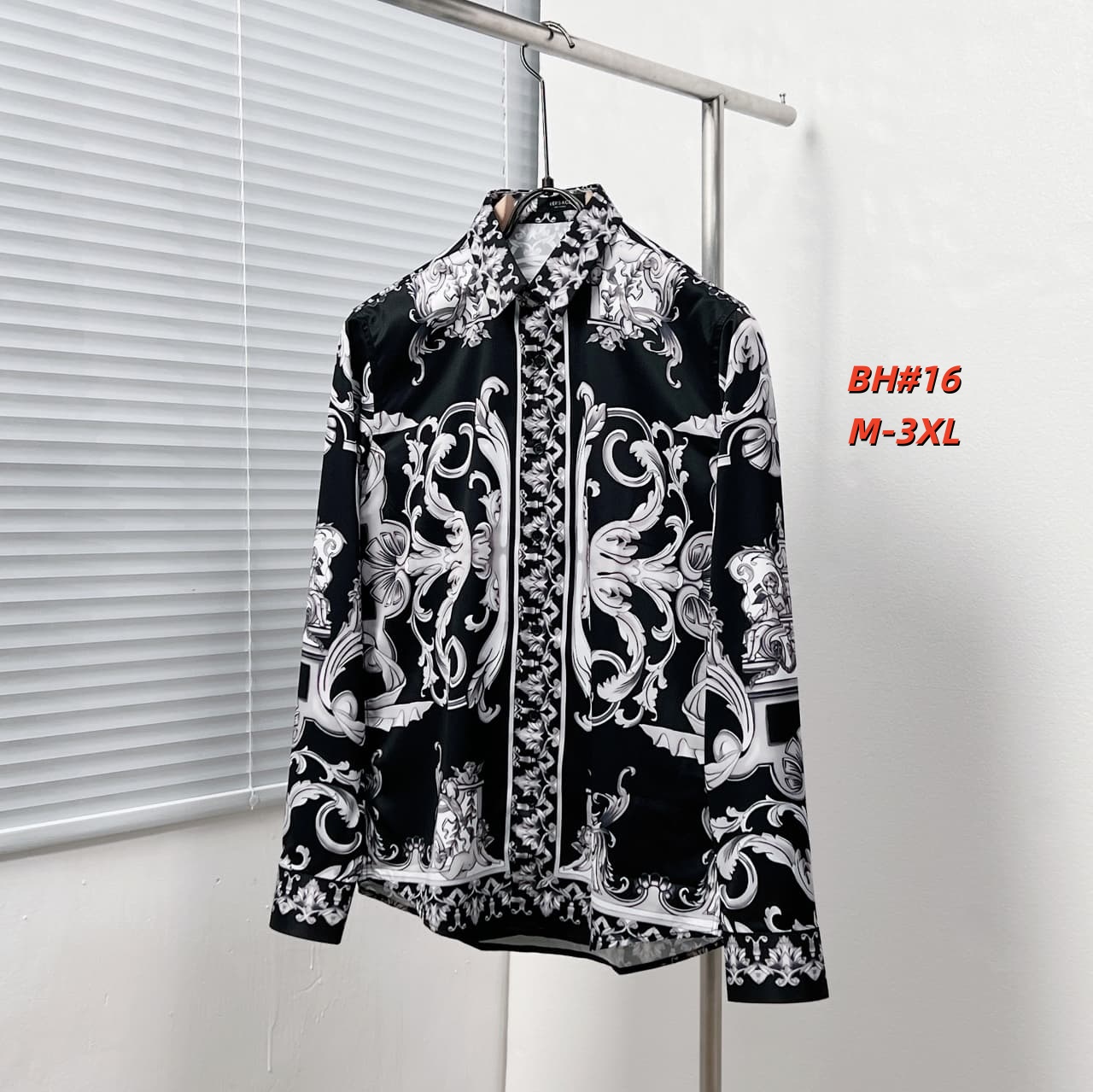 Cheap Versace Long-Sleeved Polo T-Shirts for Men in 235557, $60 USD- [IB235557] - Replica Versace Long-Sleeved Polo T-Shirts for Men