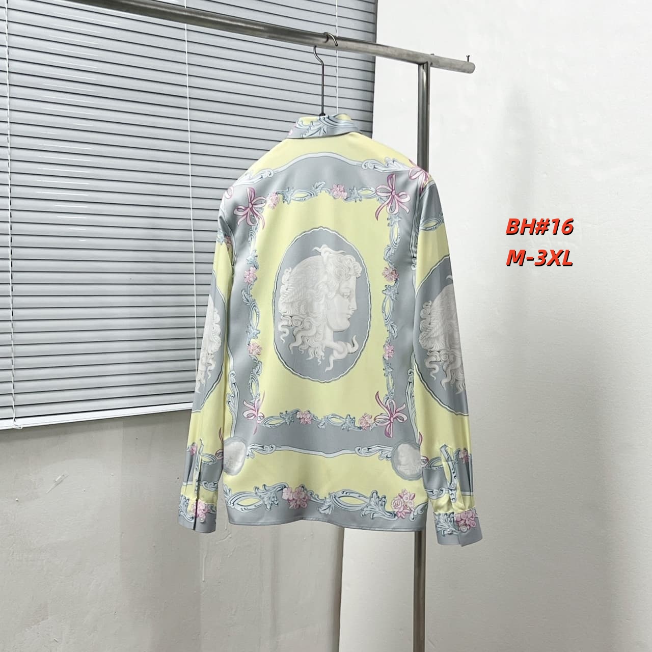 Cheap Versace Long-Sleeved Polo T-Shirts for Men in 235558, $60 USD- [IB235558] - Replica Versace Long-Sleeved Polo T-Shirts for Men