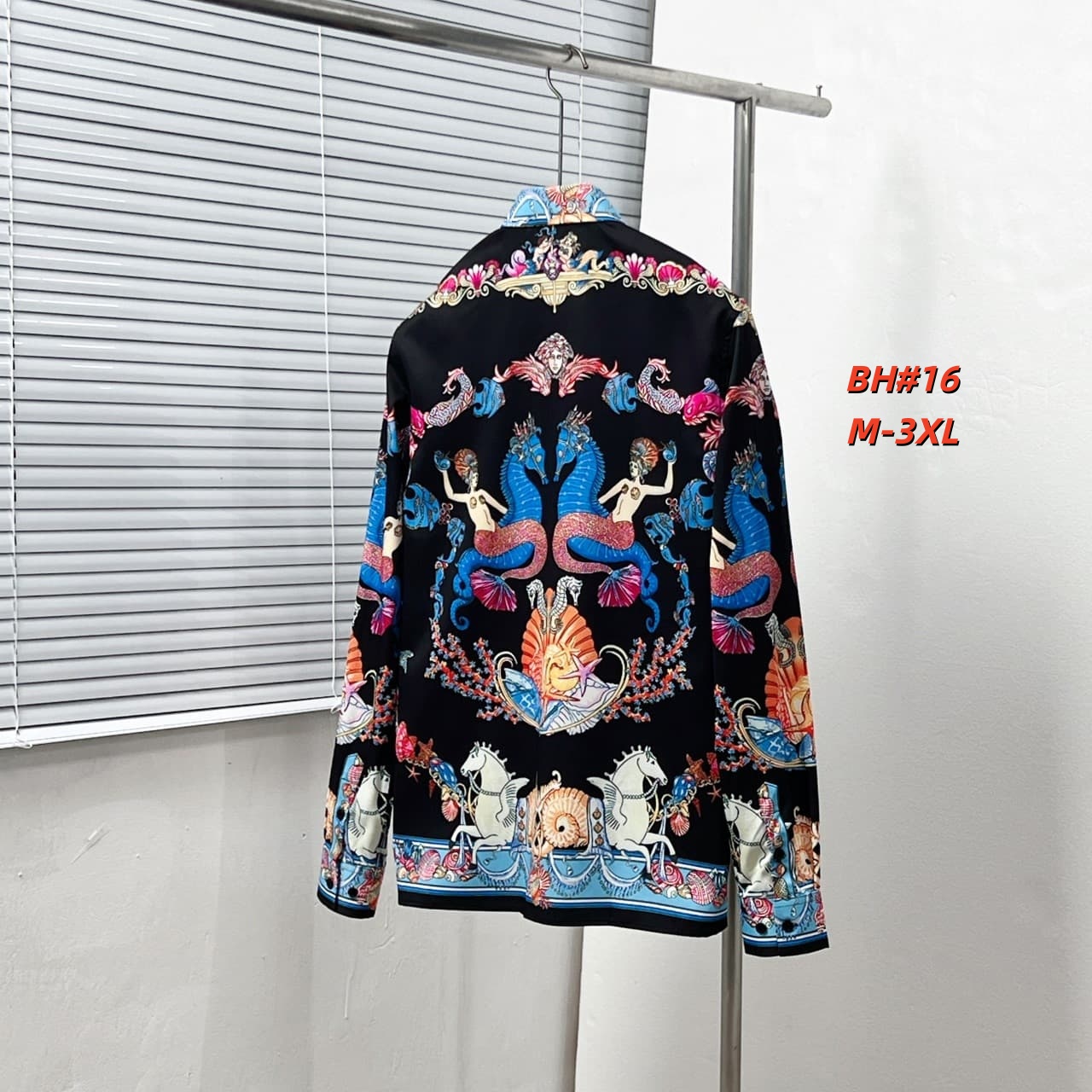 Cheap Versace Long-Sleeved Polo T-Shirts for Men in 235559, $60 USD- [IB235559] - Replica Versace Long-Sleeved Polo T-Shirts for Men
