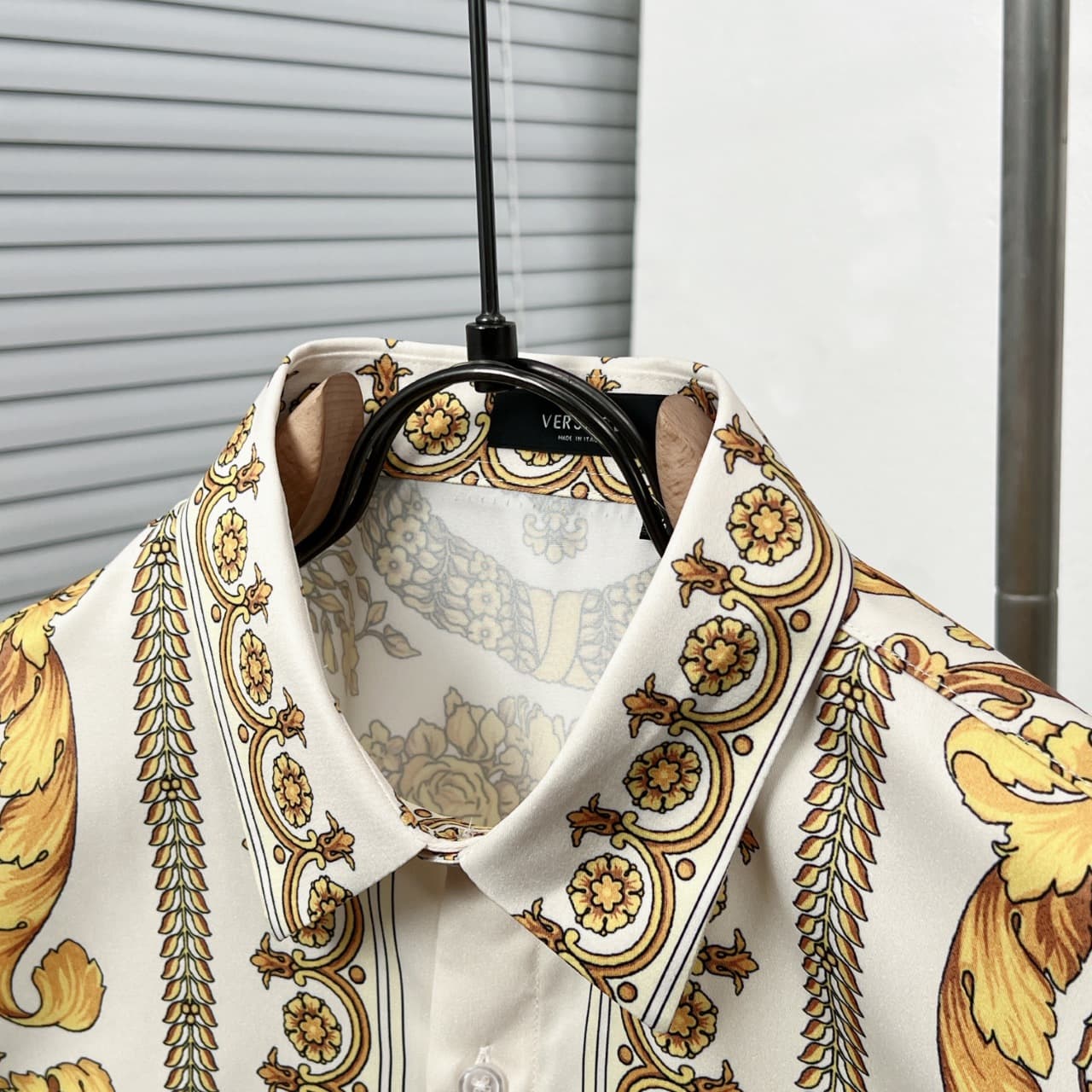 Cheap Versace Long-Sleeved Polo T-Shirts for Men in 235560, $60 USD- [IB235560] - Replica Versace Long-Sleeved Polo T-Shirts for Men