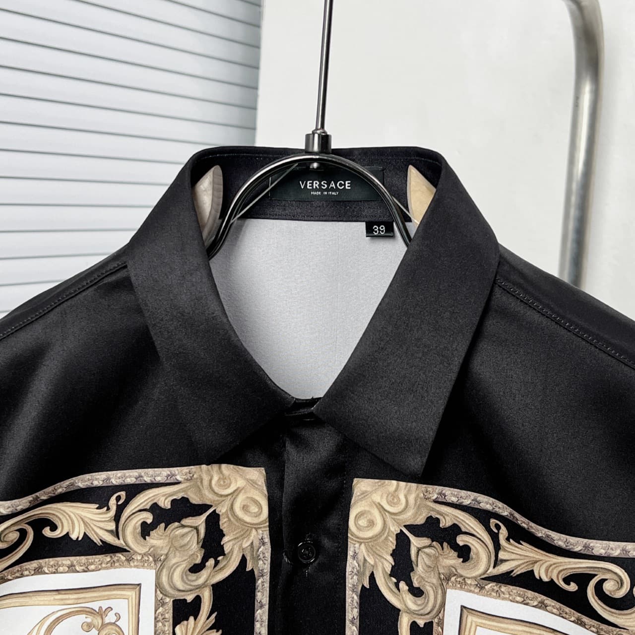 Cheap Versace Long-Sleeved Polo T-Shirts for Men in 235563, $60 USD- [IB235563] - Replica Versace Long-Sleeved Polo T-Shirts for Men