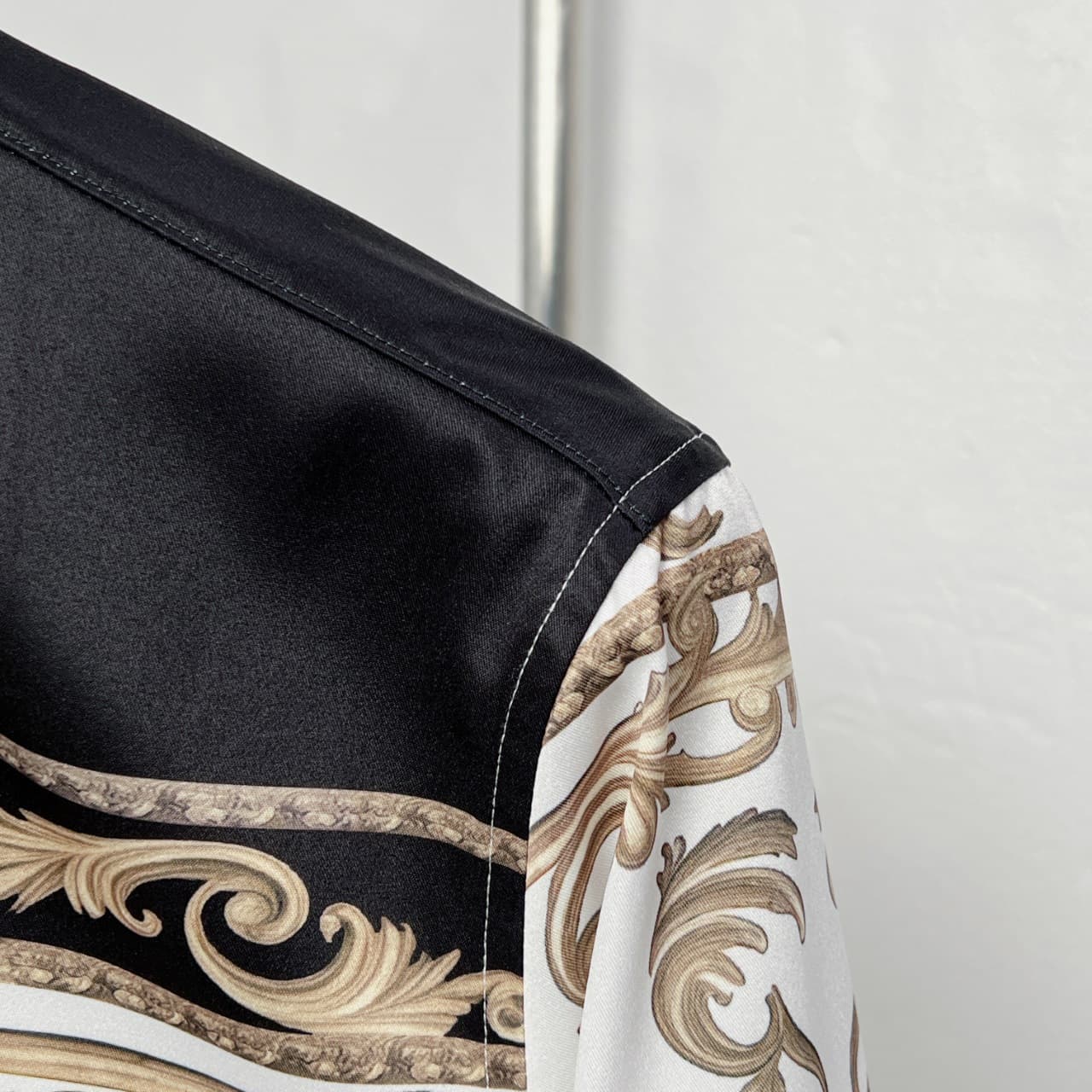 Cheap Versace Long-Sleeved Polo T-Shirts for Men in 235563, $60 USD- [IB235563] - Replica Versace Long-Sleeved Polo T-Shirts for Men