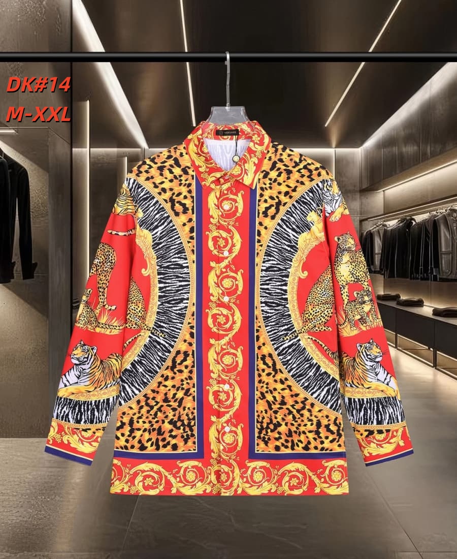 Cheap Versace Long-Sleeved Polo Shirts for Men in 235581, $50 USD- [IB235581] - Replica Versace Long-Sleeved Polo Shirts for Men