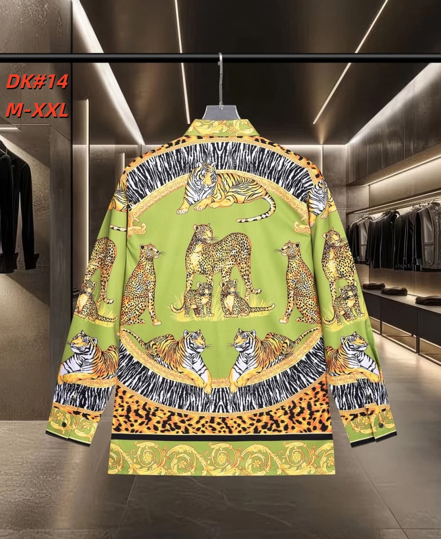 Cheap Versace Long-Sleeved Polo Shirts for Men in 235582, $50 USD- [IB235582] - Replica Versace Long-Sleeved Polo Shirts for Men