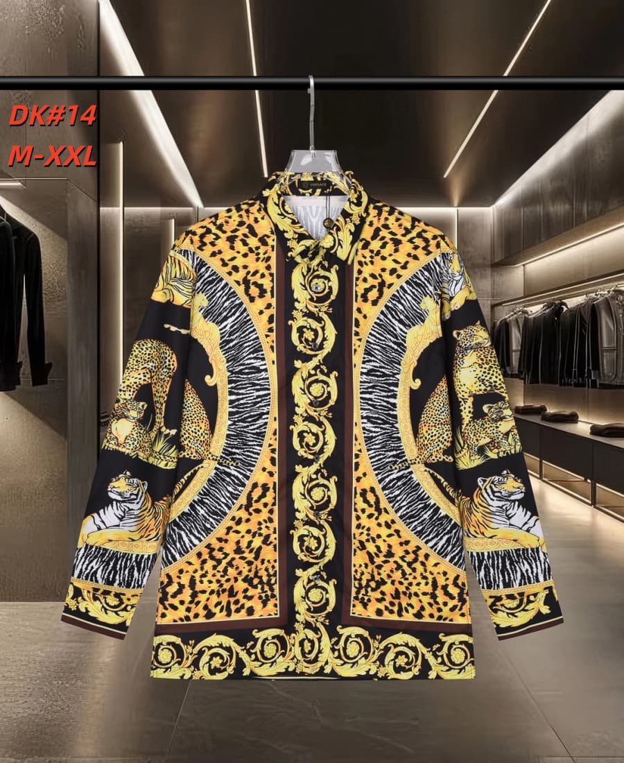 Cheap Versace Long-Sleeved Polo Shirts for Men in 235583, $50 USD- [IB235583] - Replica Versace Long-Sleeved Polo Shirts for Men