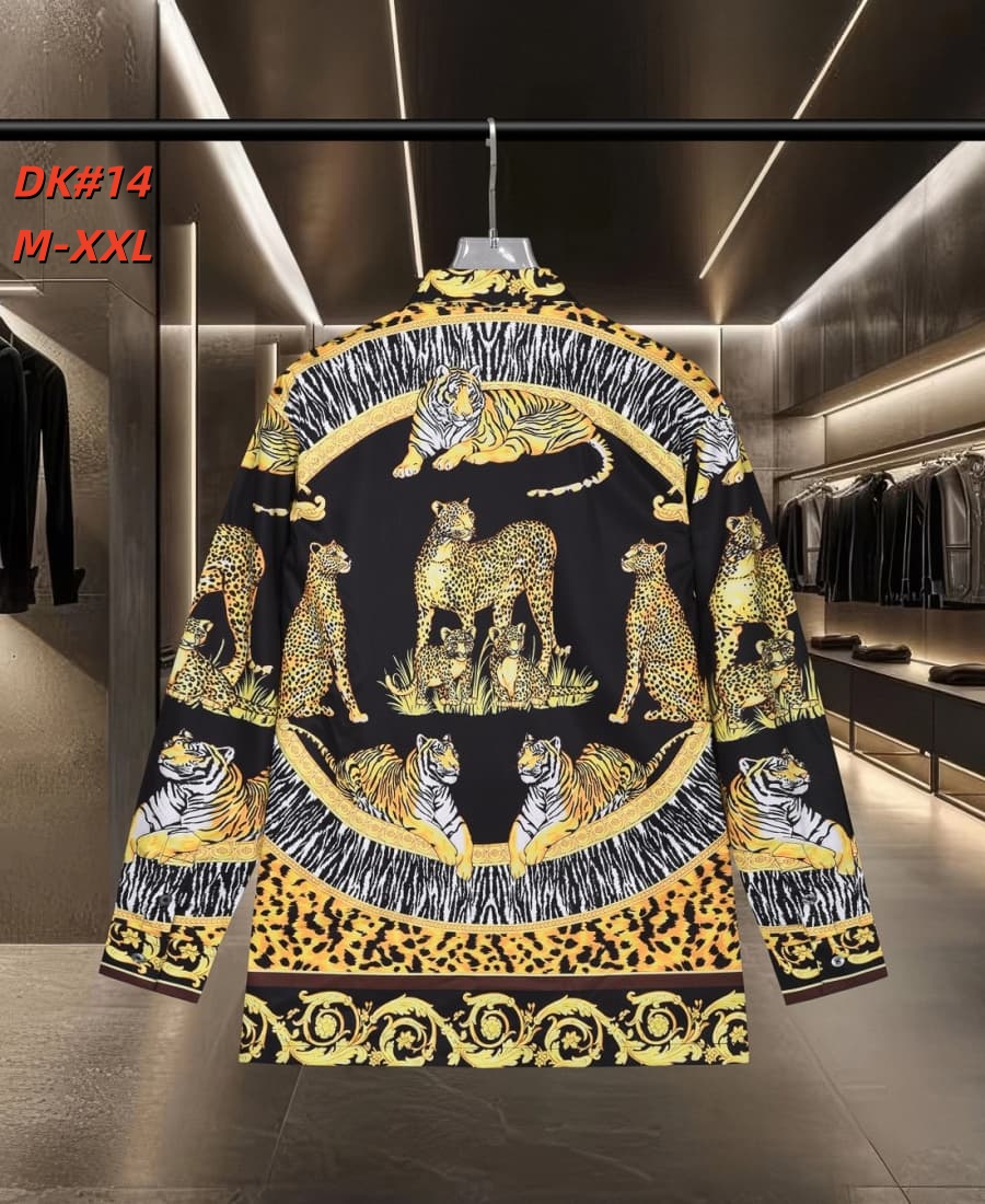 Cheap Versace Long-Sleeved Polo Shirts for Men in 235583, $50 USD- [IB235583] - Replica Versace Long-Sleeved Polo Shirts for Men