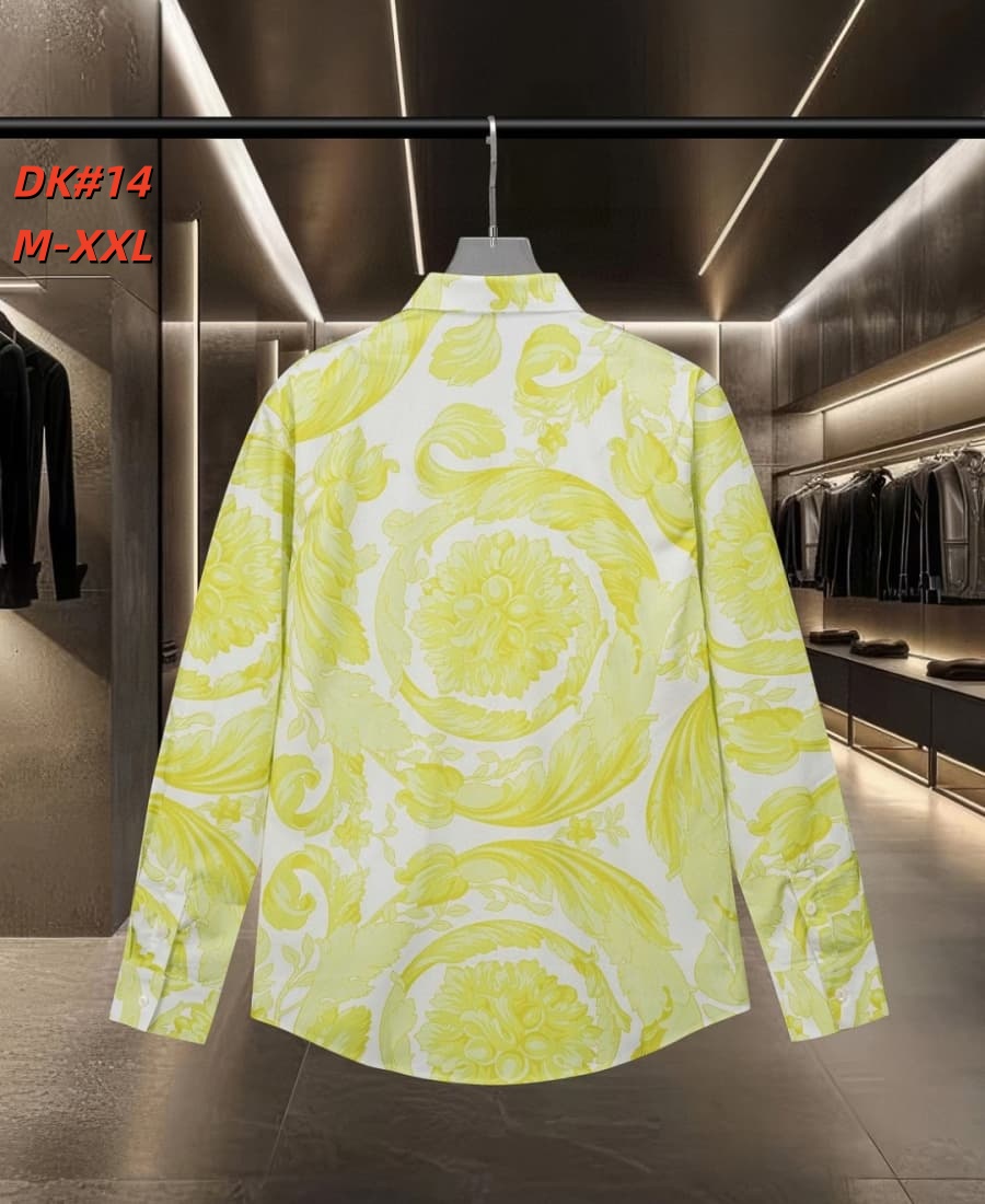 Cheap Versace Long-Sleeved Polo Shirts for Men in 235585, $50 USD- [IB235585] - Replica Versace Long-Sleeved Polo Shirts for Men