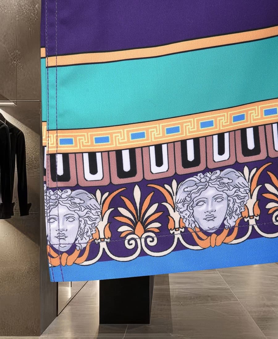 Cheap Versace Long-Sleeved Polo Shirts for Men in 235586, $50 USD- [IB235586] - Replica Versace Long-Sleeved Polo Shirts for Men