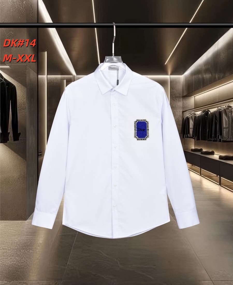 Cheap Dior Long Sleeve Polo Shirts for Men in 235594, $50 USD- [IB235594] - Replica Dior Long Sleeve Polo Shirts for Men