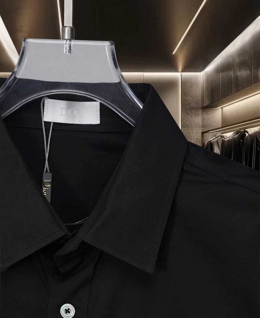 Cheap Dior Long Sleeve Polo Shirts for Men in 235595, $50 USD- [IB235595] - Replica Dior Long Sleeve Polo Shirts for Men