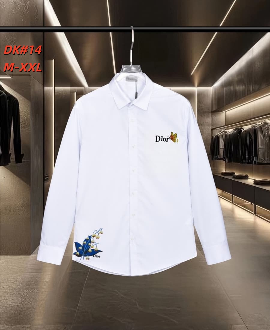 Cheap Dior Long Sleeve Polo Shirts for Men in 235596, $50 USD- [IB235596] - Replica Dior Long Sleeve Polo Shirts for Men