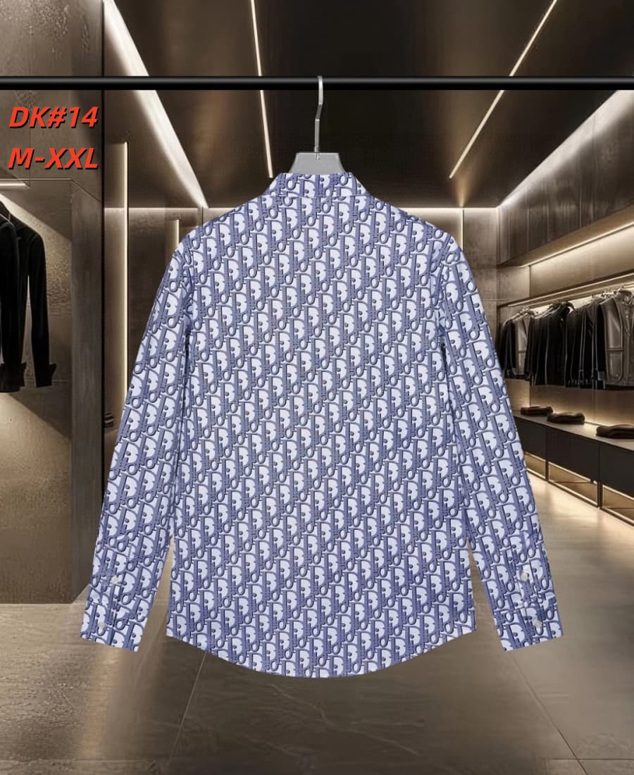 Cheap Dior Long Sleeve Polo Shirts for Men in 235597, $50 USD- [IB235597] - Replica Dior Long Sleeve Polo Shirts for Men