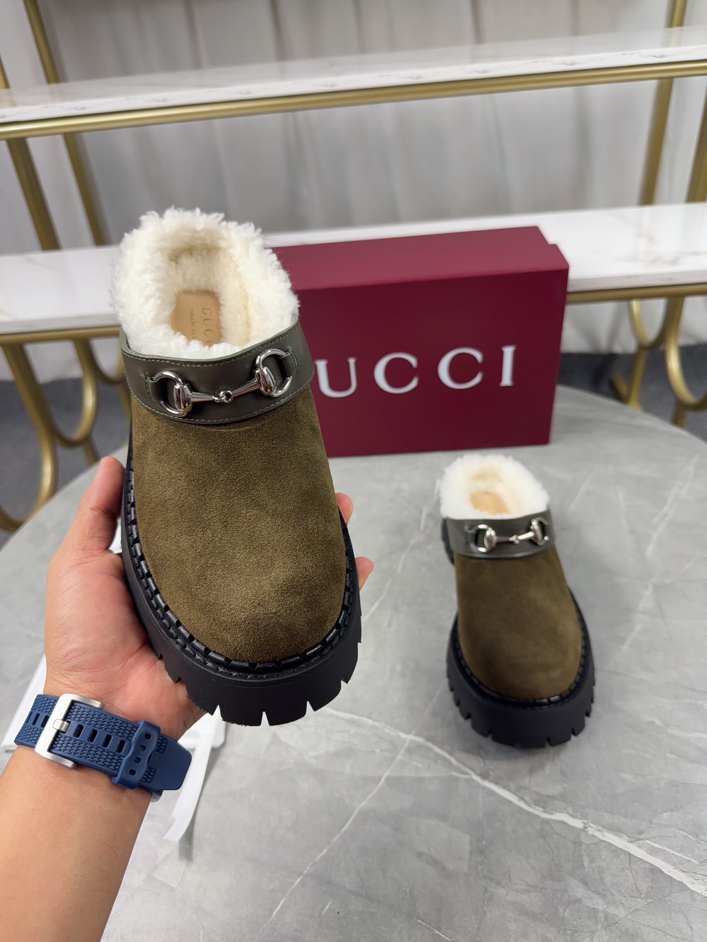 Cheap Gucci Slippers For Women in 235601, $85 USD- [IB235601] - Replica Gucci Slippers For Women