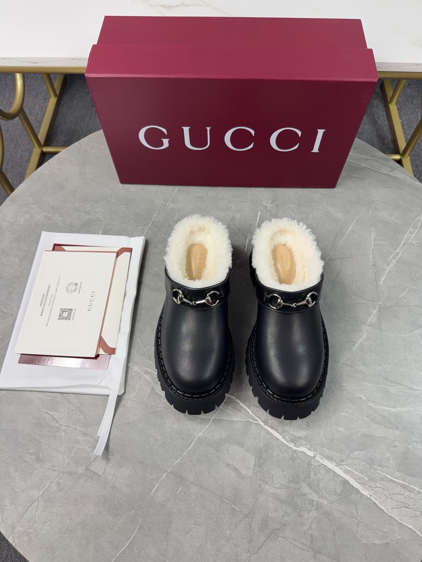 Cheap Gucci Slippers For Women in 235602, $85 USD- [IB235602] - Replica Gucci Slippers For Women