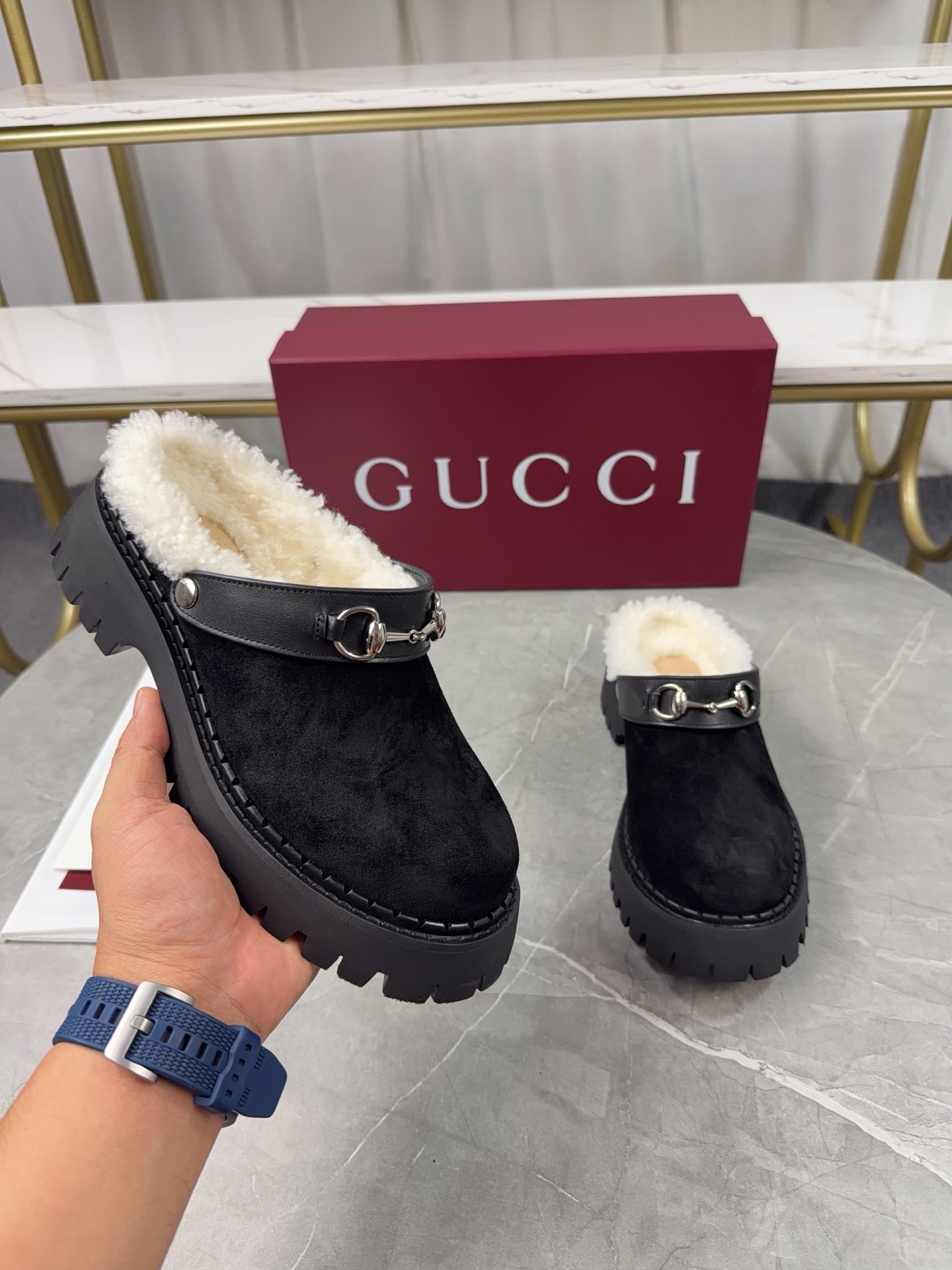 Cheap Gucci Slippers For Women in 235604, $85 USD- [IB235604] - Replica Gucci Slippers For Women