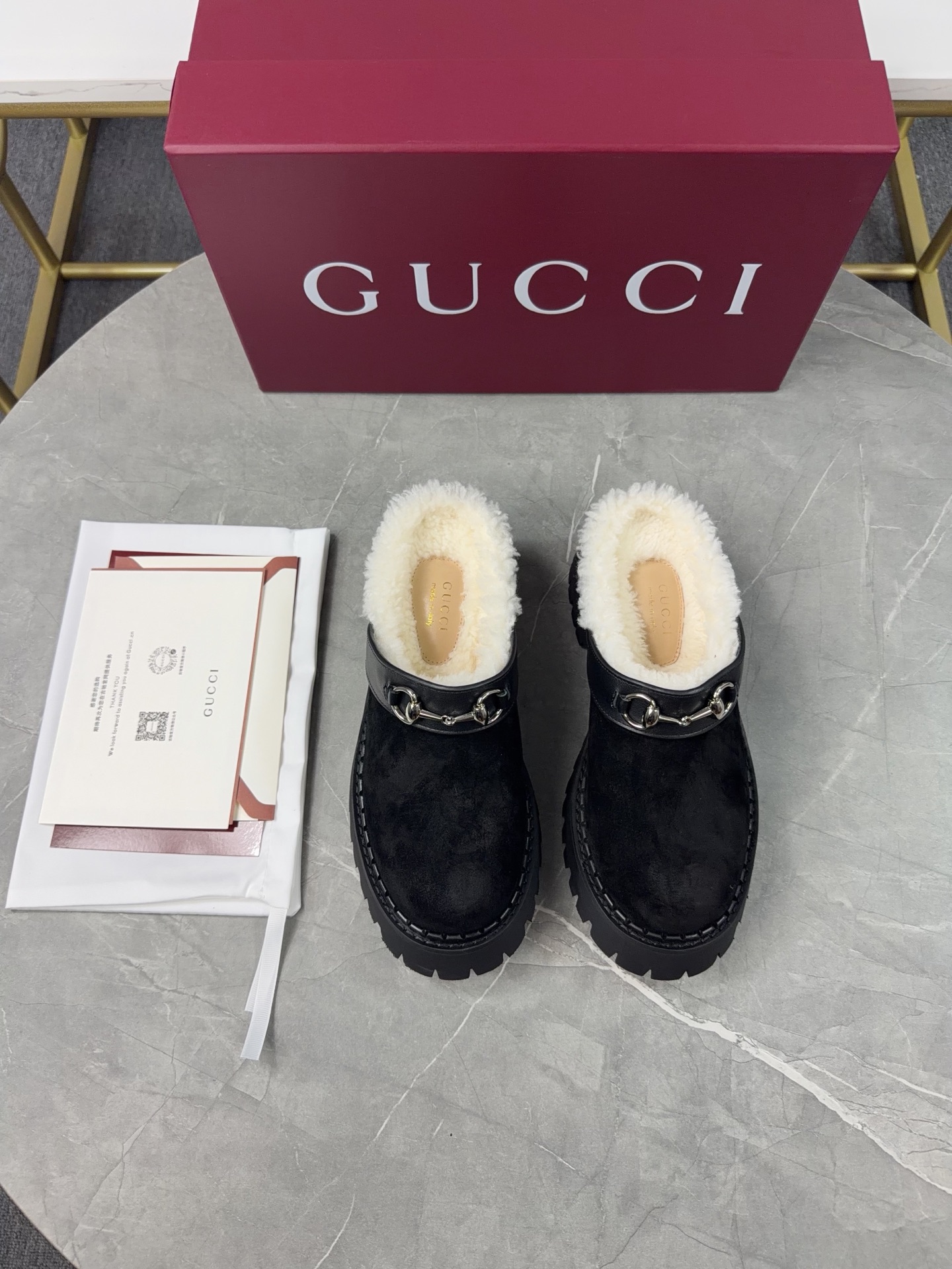 Cheap Gucci Slippers For Women in 235604, $85 USD- [IB235604] - Replica Gucci Slippers For Women