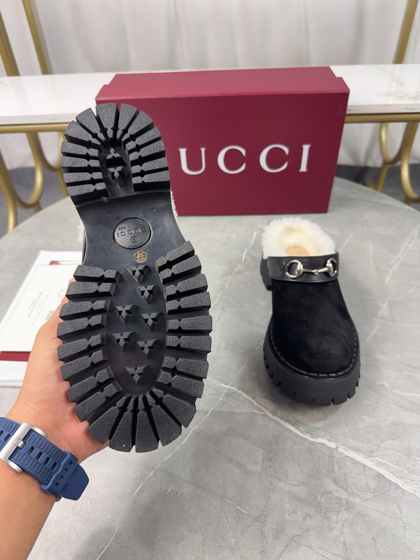Cheap Gucci Slippers For Women in 235604, $85 USD- [IB235604] - Replica Gucci Slippers For Women