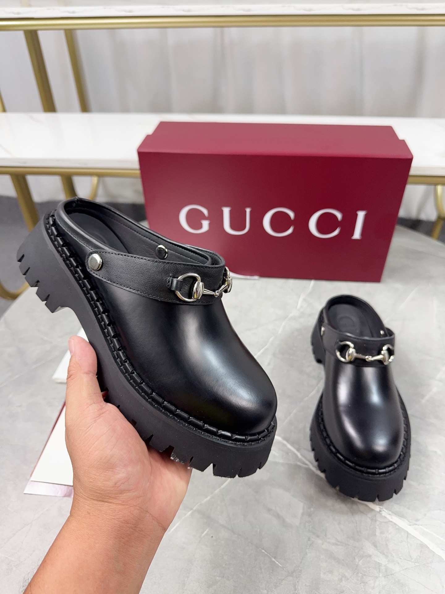 Cheap Gucci Slippers For Women in 235609, $85 USD- [IB235609] - Replica Gucci Slippers For Women