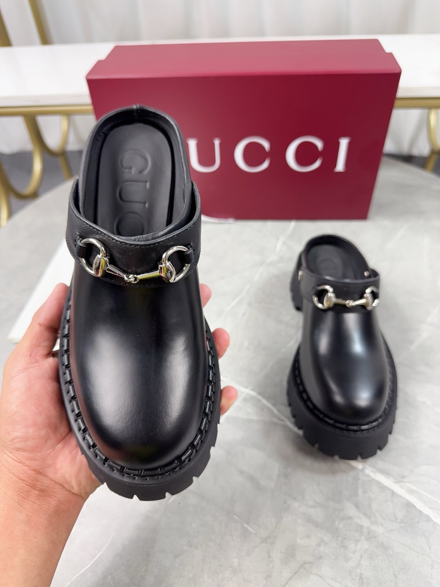Cheap Gucci Slippers For Women in 235609, $85 USD- [IB235609] - Replica Gucci Slippers For Women