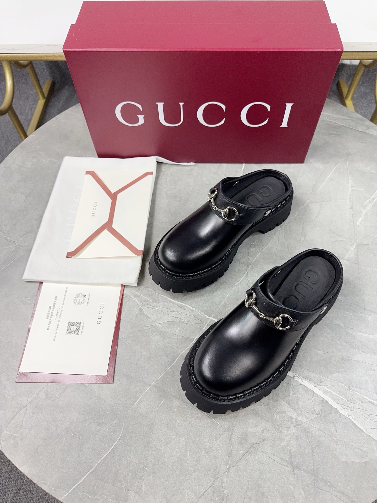 Cheap Gucci Slippers For Women in 235609, $85 USD- [IB235609] - Replica Gucci Slippers For Women