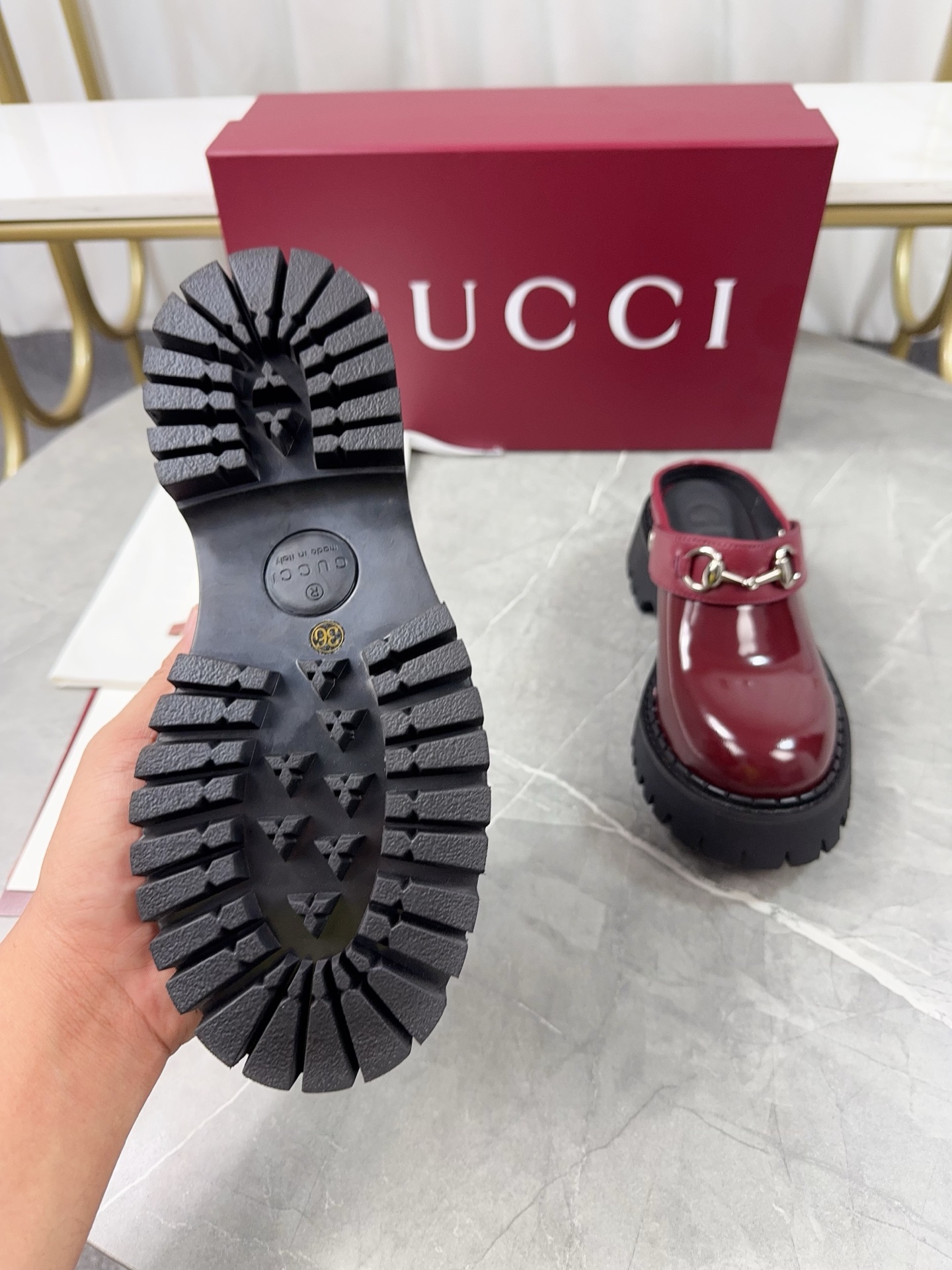 Cheap Gucci Slippers For Women in 235610, $85 USD- [IB235610] - Replica Gucci Slippers For Women
