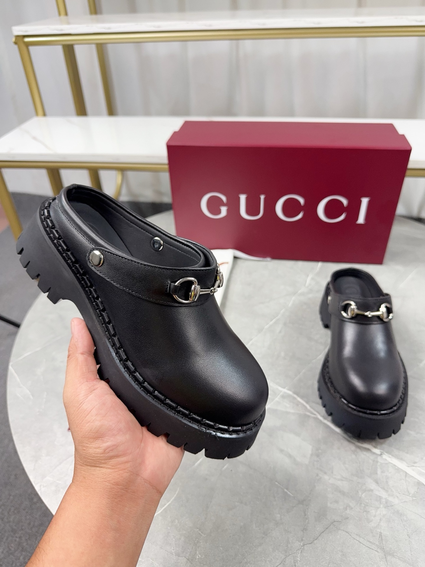 Cheap Gucci Slippers For Women in 235611, $85 USD- [IB235611] - Replica Gucci Slippers For Women