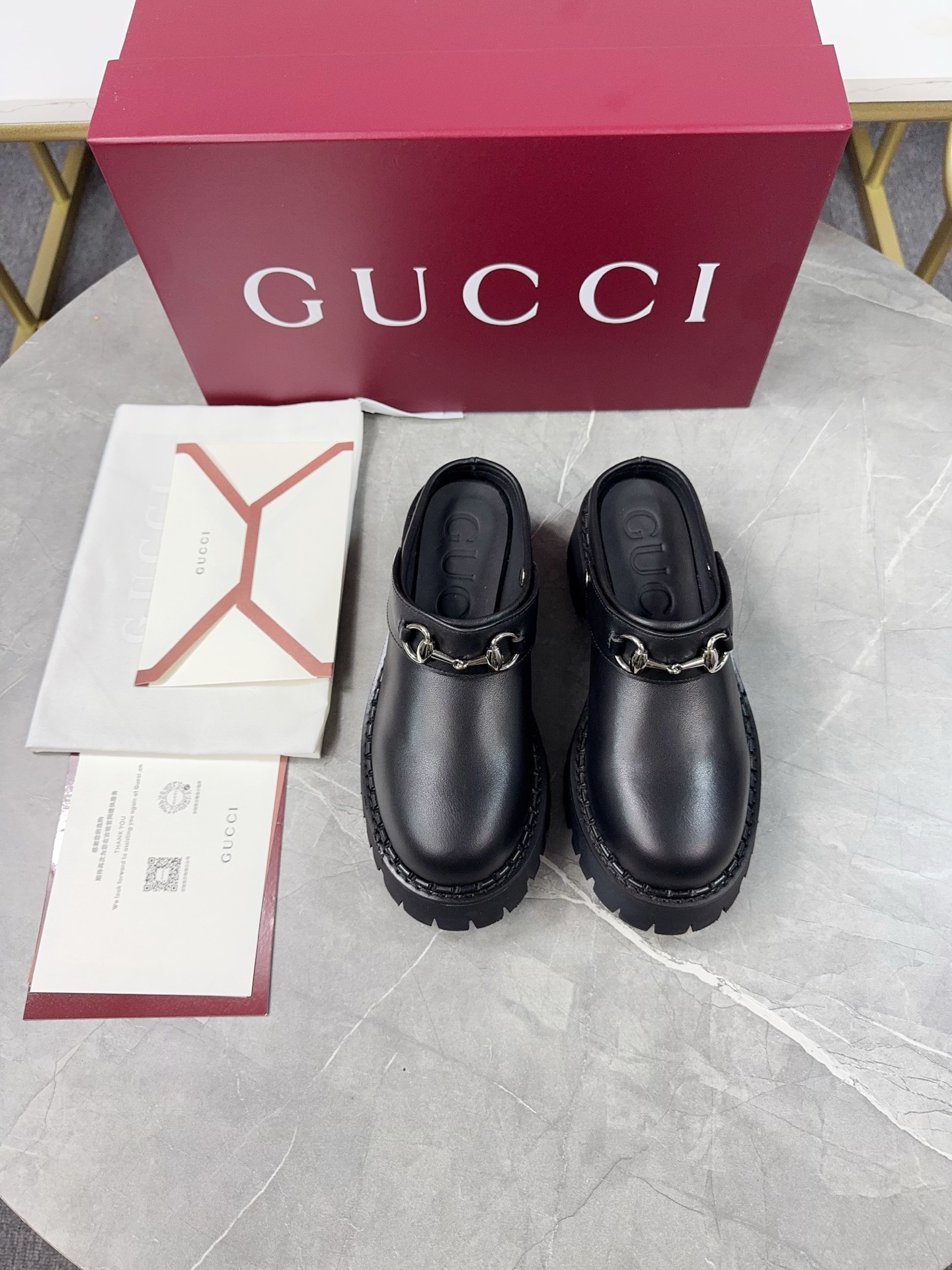 Cheap Gucci Slippers For Women in 235611, $85 USD- [IB235611] - Replica Gucci Slippers For Women