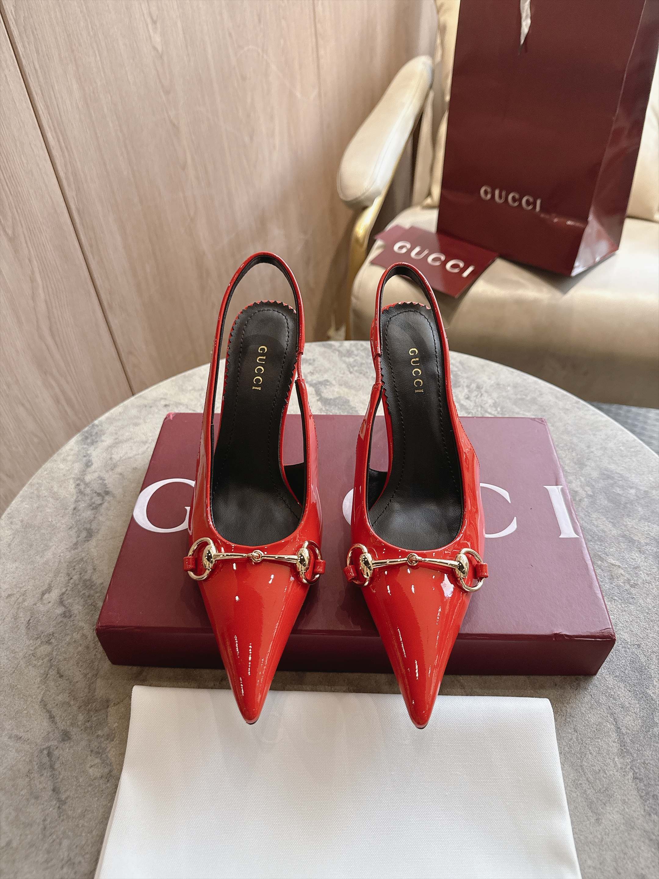 Cheap Gucci Sandals And Pumps For Women in 235613, $85 USD- [IB235613] - Replica Gucci Sandals And Pumps For Women