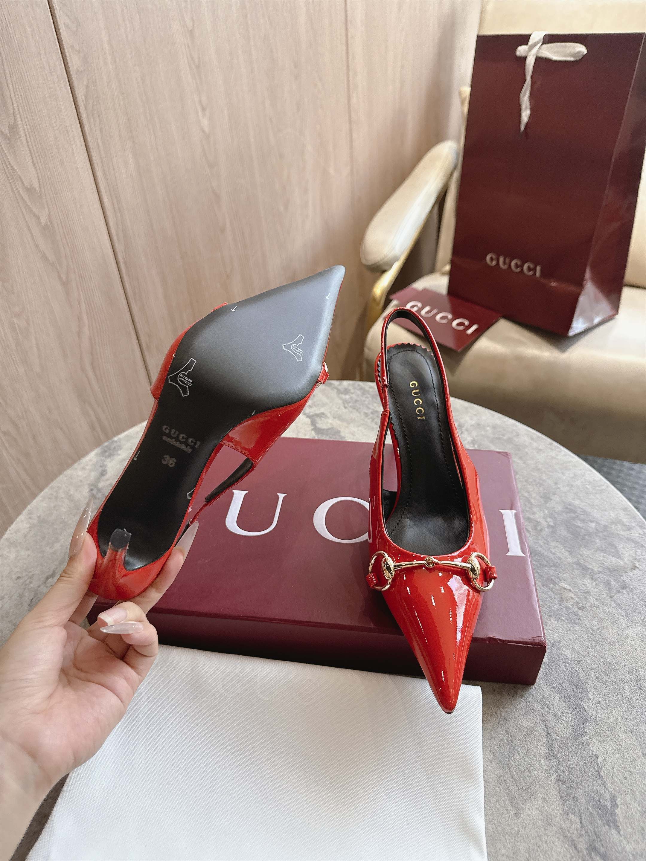 Cheap Gucci Sandals And Pumps For Women in 235613, $85 USD- [IB235613] - Replica Gucci Sandals And Pumps For Women