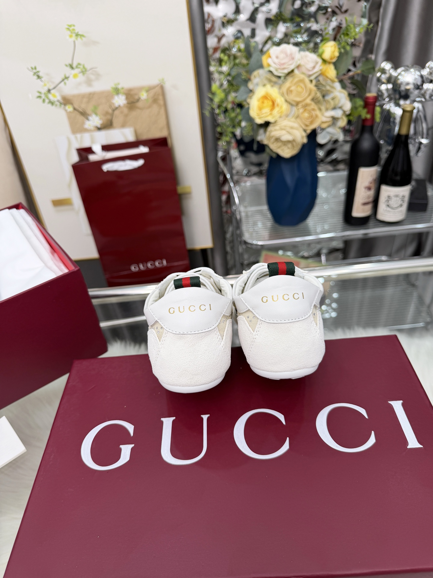 Cheap Gucci Sneakers For Women in 235616, $85 USD- [IB235616] - Replica Gucci Sneakers For Women